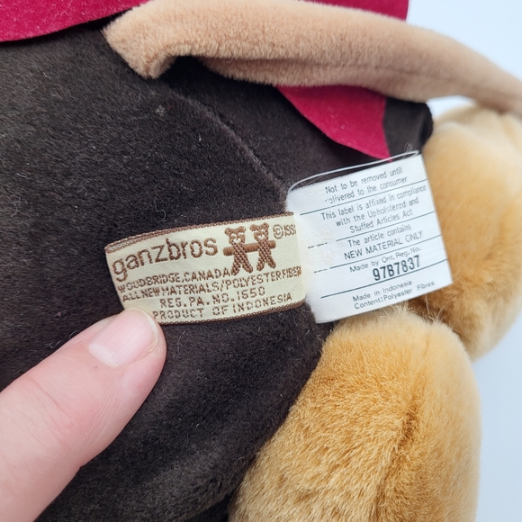 Vintage Heritage Collection Ganzbros Plush Brown Mouse - Picture 7 of 9